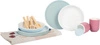 Drewniane naczynia dla dzieci Tasty z podkładkami 12245-Small Foot Design, akcesoria kuchenne dla dzieci