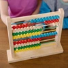 Kolorowe liczydło drewniane dla dzieci 100 koralików Abacus Melissa & Doug 10493 zabawka edukacyjna