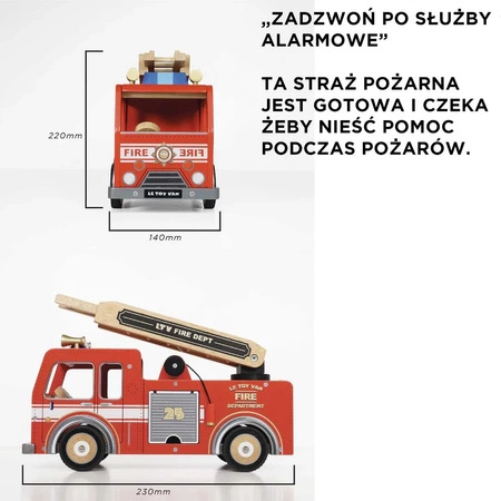 Wóz strażacki Le Toy Van