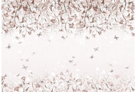 BUTTERFLIES - Tapeta W Motyle I Kwiaty Malumi