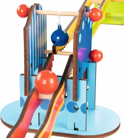 Kulodrom dla dzieci Kolorowy tor rycerski 53896-Goki, zjeżdżalnie dla kulek