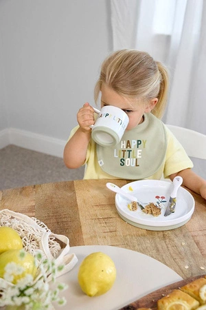 Lassig Zestaw śliniaków bawełnianych 5szt. 3m+ Happy Fruits Lemon