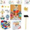 Przybijanka dla dzieci tablica korkowa Roboty 11572-Small Foot, zestawy kreatywne