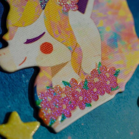 mierEdu Układanka magnetyczna - Jednorożce ME0885