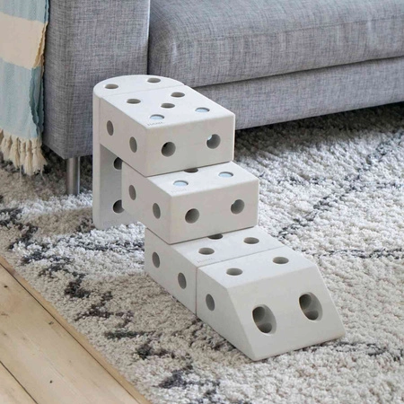 MODU Curiosity kit 4in1 - Kreatywne klocki rozwijające motorykę dużą, niebieski