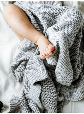 Szumisie, Kocyk bambusowy Jeans SZARY