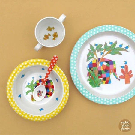 Elmer, Miseczka dla dzieci z melaminy | Petit Jour Paris®