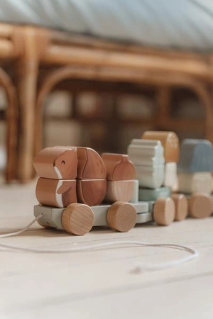 Little Dutch Pociąg - układanka Wiewiórka Forest Friends FSC