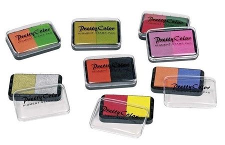 Dwuczęściowe poduszeczki z tuszem, Gollnest&Kiesel KG - pieczątki dla dzieci