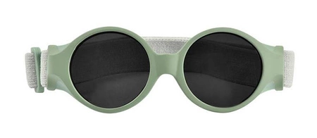 Beaba Okulary przeciwsłoneczne dla dzieci z elastyczną opaską 0-9 miesięcy Glee - Sage green