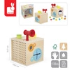 Janod Kostka sensoryczna drewniana 18 m+