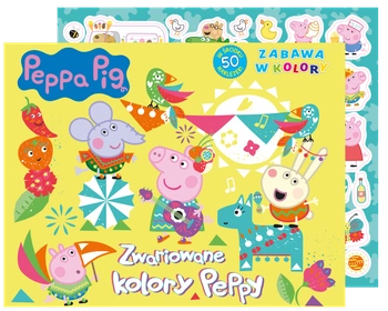 Zwariowane kolory  Peppy. Zabawa w kolory. Świnka Peppa