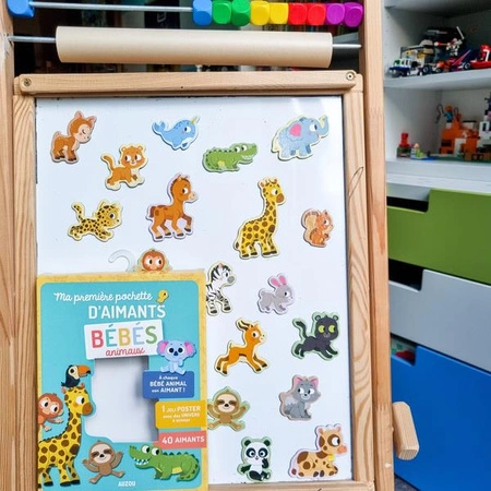 Auzou Zestaw magnesów 35 szt. Małe zwierzątka 4+ 71386