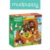 Mudpuppy Puzzle podłogowe Leśna szkoła z unikalnymi kształtami 25 elementów 2+