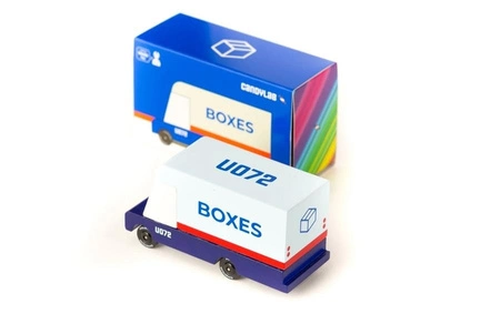 Candylab Samochód Drewniany Mail Van