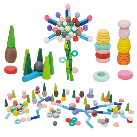 VIGA Klocki Nature Treasures Układanka