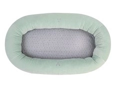 Kokon dla niemowląt RestNess zielony&szary PIAPIMO