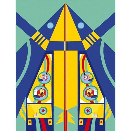 Zestaw kreatywny Papierowe samoloty z wyrzutnią 6+, Janod