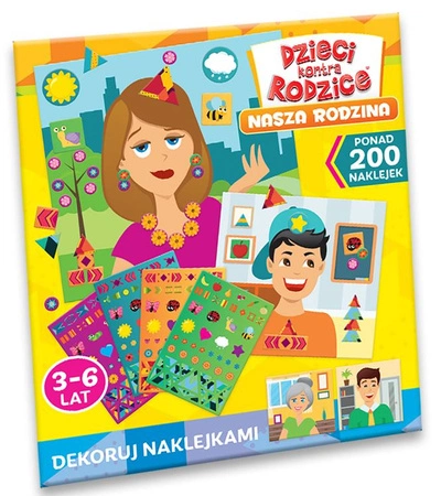 Dekoruj naklejkami nasza rodzina dzieci kontra rodzice