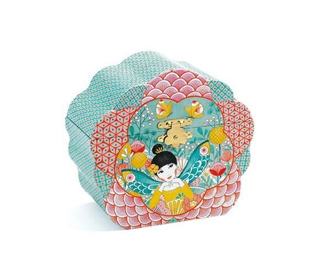 Szkatułka z pozytywką KWIATOWA WRÓŻKA DJ06081