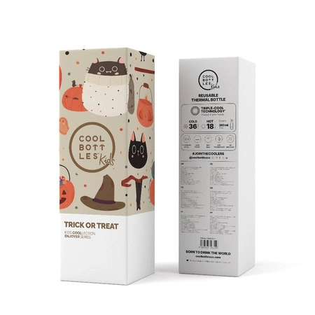 Cool Bottles Butelka termiczna Kids 260 ml Triple cool Trick or Treat