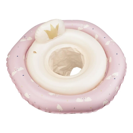 Koło do pływania Baby Rose Swan z siedziskiem