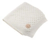 Kocyk dziecięcy ażur ecru bawełniany