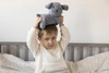 Tiamo Miffy Przytulanka Snuffie 25 cm Fluffy Blue NIJN942