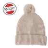 Lodger Czapeczka z wełny merino 100% beżowa Beige 3-6 m