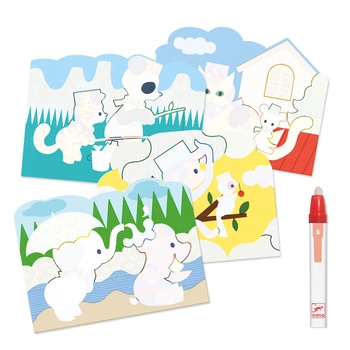 Wodne kolorowanki "Ukryte w lesie" DJ09064