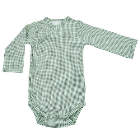 Lodger Body kopertowe niemowlęce długi rękaw bawełniane jasna zieleń Ciumbelle Peppermint r. 62