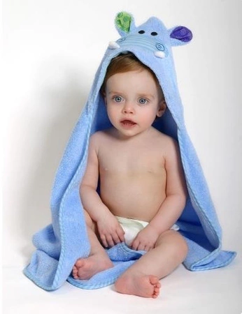 Zoocchini Ręcznik Mały Z Kapturem Hipopota