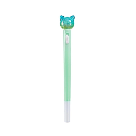 Długopis ze zwierzątkiem Miquelrius - Zielony Kot