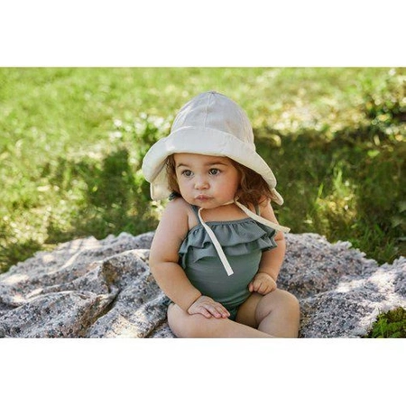 Elodie Details - Kapelusz przeciwsłoneczny - Vanilla White - 6-12 m-cy