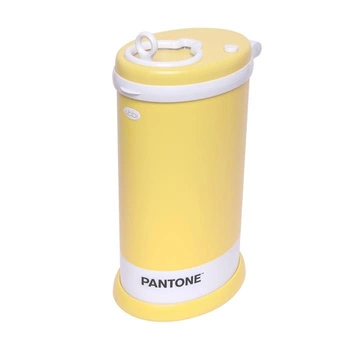 Ubbi Stalowy Kosz na Pieluchy Pantone Yellow