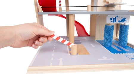 Parking dla dzieci garaż premium z myjnią, windą, stacją samochodów elektrycznych, stacją benzynową 11676- Small Foot, zabawki dla chłopców i dziewczynek