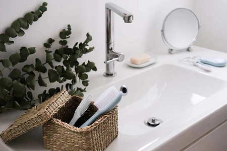 Beaba Akcesoria do pielęgnacji: termometr do kąpieli, cążki do paznokci, szczoteczka i grzebień Green Blue