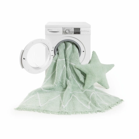 Lorena Canals Dywan bawełniany Hippy Mint 120 x 160 cm