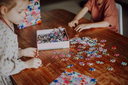 Mudpuppy Puzzle rodzinne Kwitnące kotki 500 elementów 8+