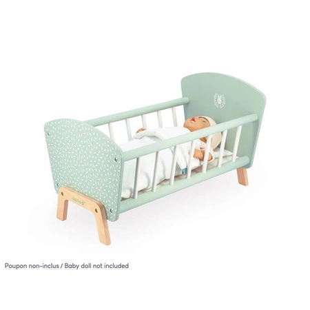 Drewniane łóżeczko dla lalek Zen 3+, Janod
