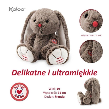 Kaloo Królik czekoladowy brąz 31 cm kolekcja Rouge