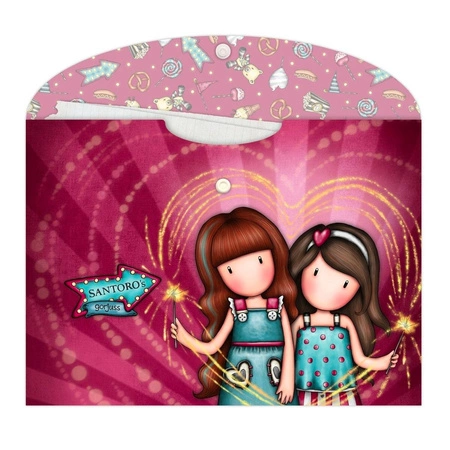 Zestaw Teczek A4 - Gorjuss - Fairground - Fireworks / Up and Away