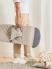 BABYBJORN - leżaczek BLISS Woven, Piaskowoszary + Zabawka Googly Eyes Pastels