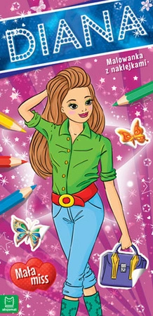 Diana malowanka z naklejkami