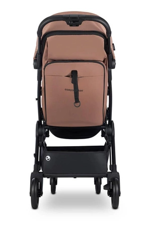 Easywalker Jackey Kompaktowy, samoskładający się wózek spacerowy z torbą transportową Pecan Brown