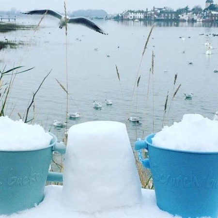 Składane wiaderko do wody i piasku Scrunch Bucket - Szary