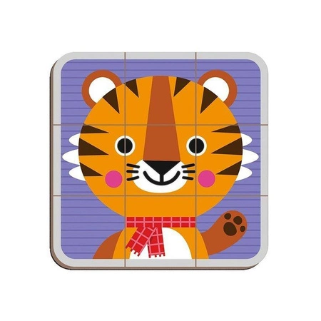 Magnetyczna układanka Puzzle zwierzątka Magnetibook, Janod