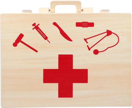 Drewniana walizka lekarska