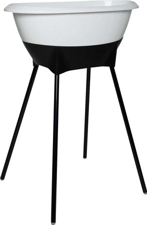 Zestaw kąpielowy 8 elem. LUMA Speckles White