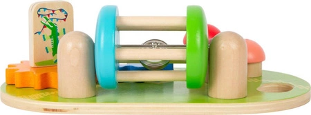 Drewniana mini tablica edukacyjna Park rozrywki 12289-Small Foot, zabawki edukacyjne